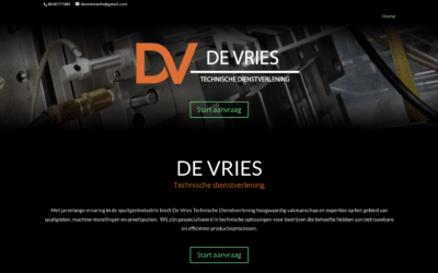 De Vries technische dienstverlening online